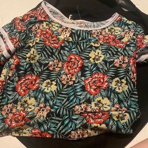 Floral crop top